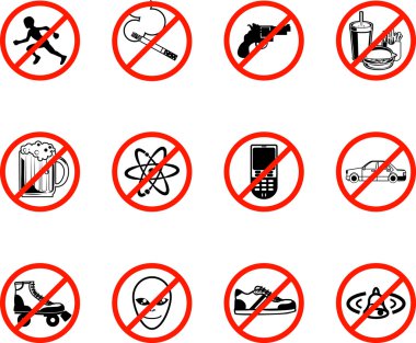 No Icons clipart