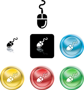 Computer Mouse Icon Symbol clipart