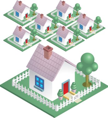 neighbourhood illustration clipart