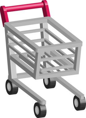 Retail Cart Illustration clipart