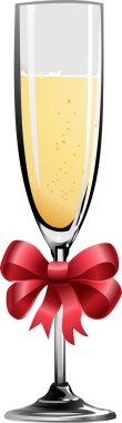 Illustration of champagne clipart