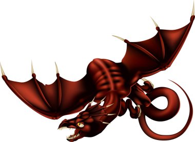 Dragon Vector Illustration clipart