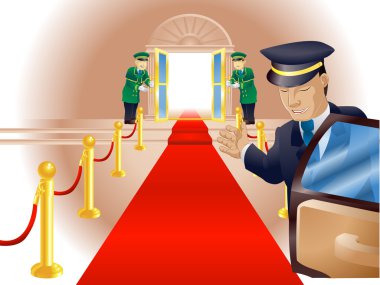 VIP Red Carpet Treatment clipart