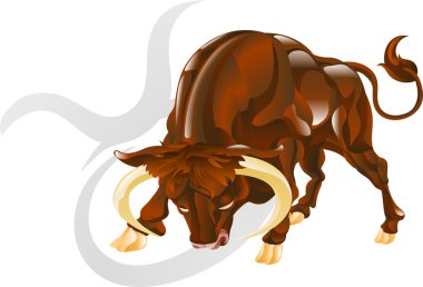 Taurus the bull star sign clipart