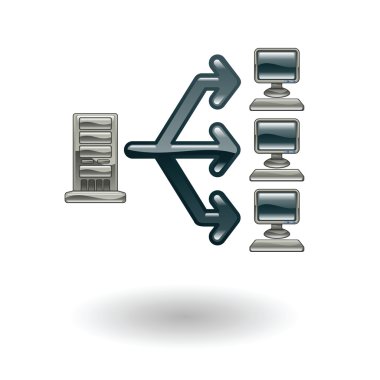 web server Illustration clipart