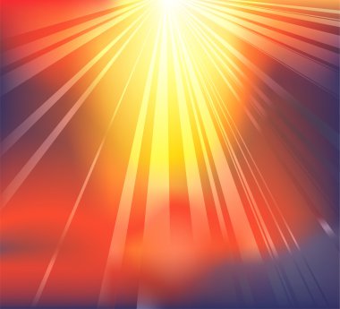 Heavenly light background clipart