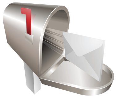 Mailbox illustration concept clipart