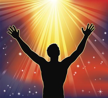 Spiritual joy clipart