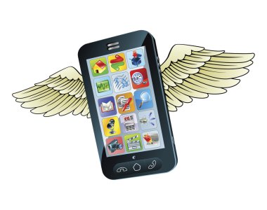 Uçan Kanat ile akıllı cep telefonu