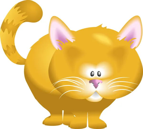 Ilustrație drăguță pisică — Vector de stoc