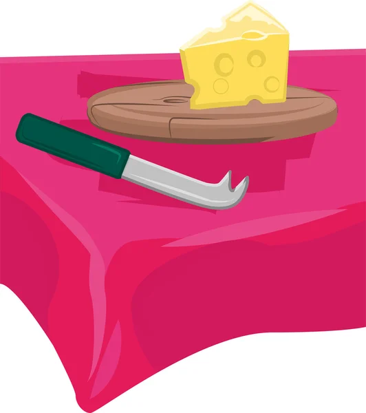 Cheese board — Stock Vector