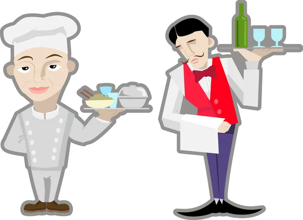 Nos chefs — Image vectorielle