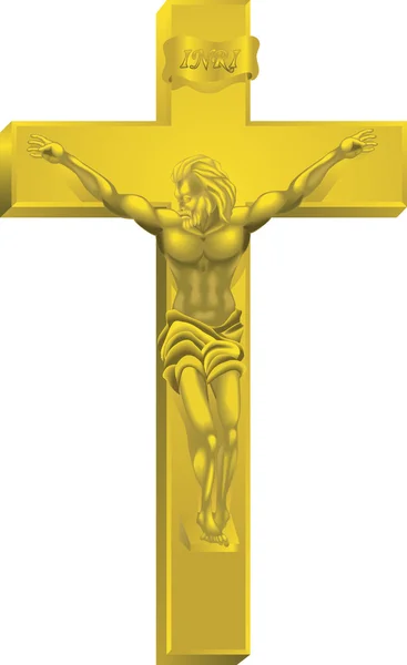 Un crucifix — Image vectorielle