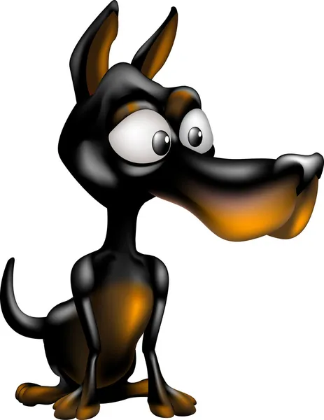 Dog illustration — Stock Vector