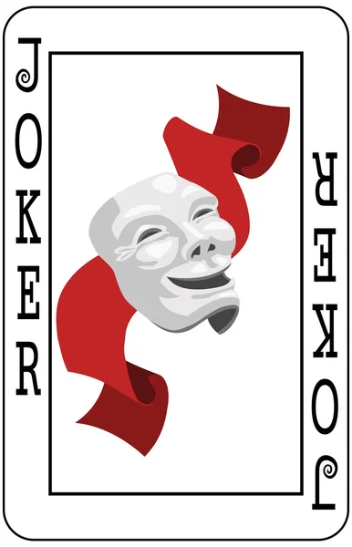 Jokerkort — Stock vektor