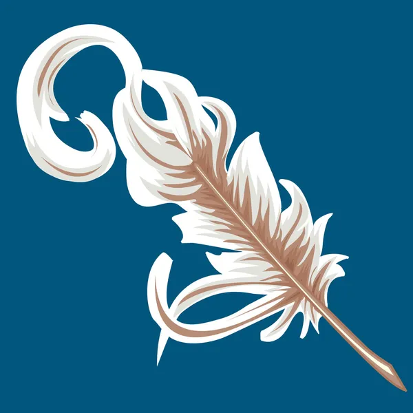 Plume de plume — Image vectorielle