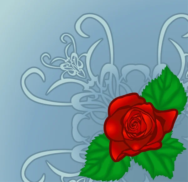 Rose illustration — Stock Vector