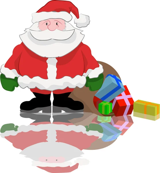 Illustration Santa — Image vectorielle