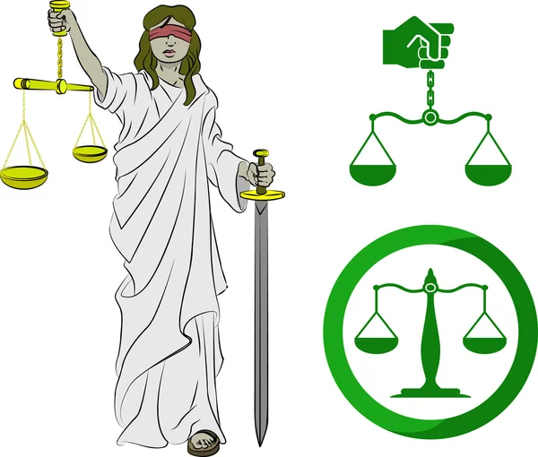 Justice — Stock Vector