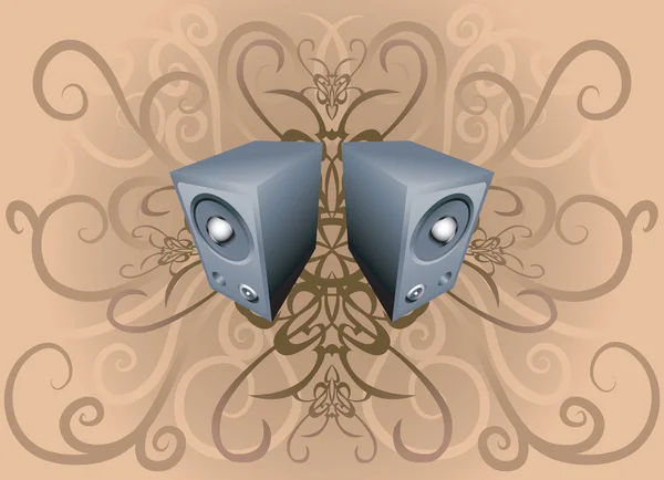 Orateurs illustration abstraite — Image vectorielle