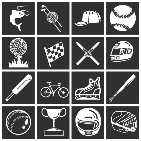 Sport pictogrammenset — Stockvector
