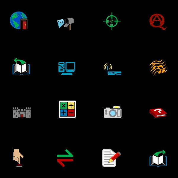 Conjunto de serie de iconos web — Archivo Imágenes Vectoriales