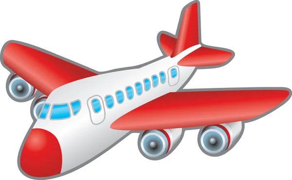 Flugzeug-Illustration — Stockvektor