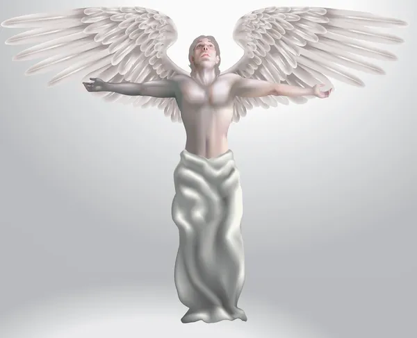 Angel ilustrace — Stockový vektor