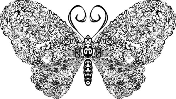 Motýl designu — Stockový vektor