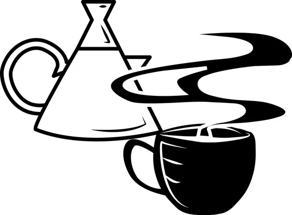 Kaffee-Illustration — Stockvektor