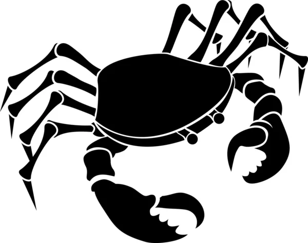 Crab illustration — Stock Vector