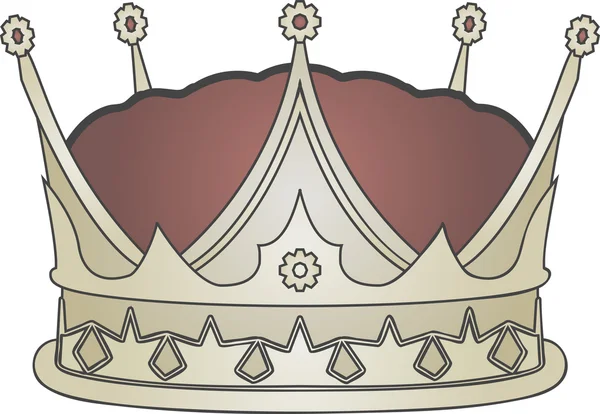 Корона ілюстрація — стоковий вектор
