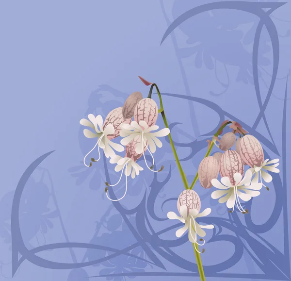 Hermoso fondo de flor — Archivo Imágenes Vectoriales