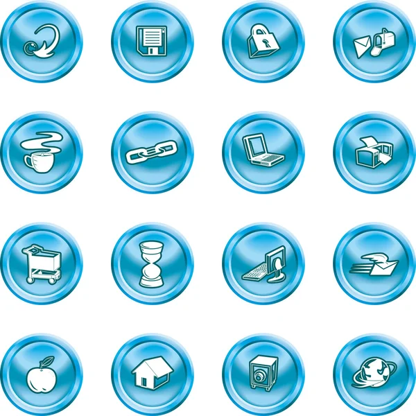 Internet and Computing icons — Stock Vector