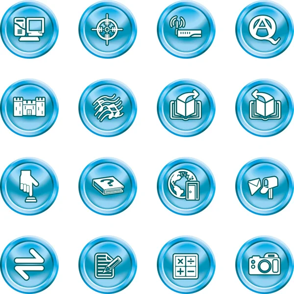 Internet or Computing Icon Set — Stock Vector