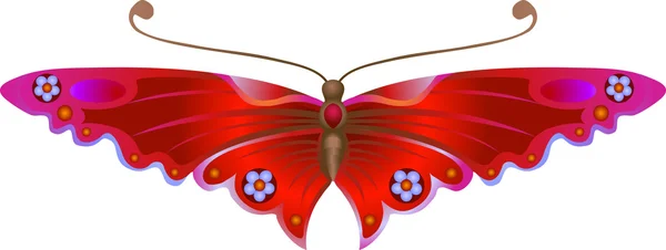 Stilisierter Schmetterling — Stockvektor