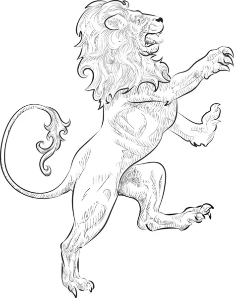 Illustration du lion — Image vectorielle