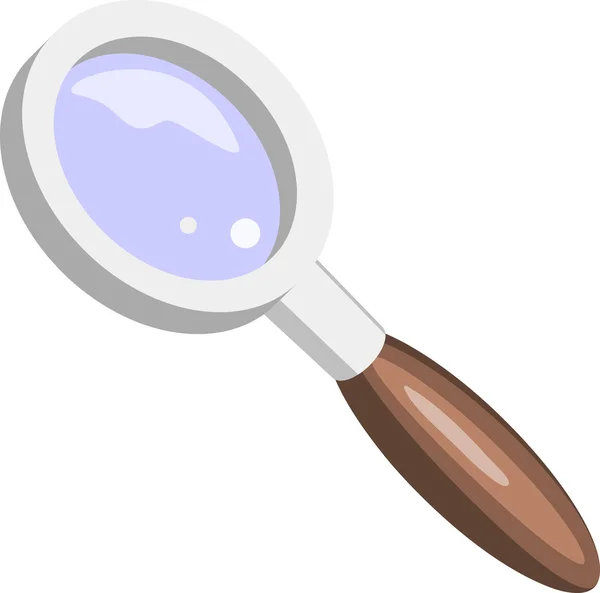 Magnifying glass Illustration — Stock Vector