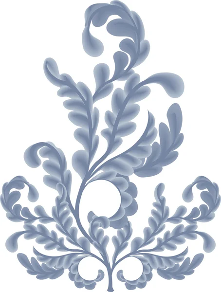 Дубове листя Ілюстрація елемент дизайну — стоковий вектор