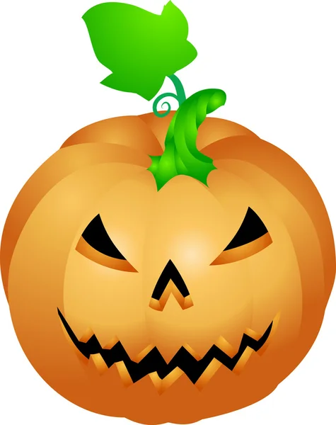 Halloween pompoen illustratie — Stockvector