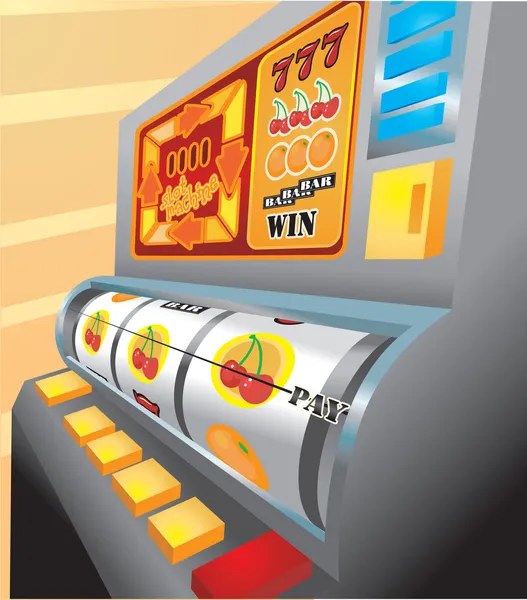 Spielautomaten-Illustration — Stockvektor