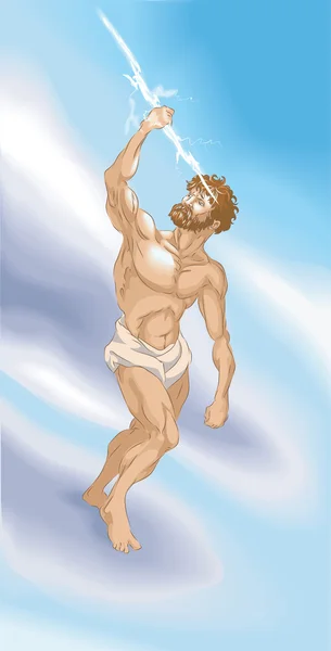 Zeus, Giove o Giove — Vettoriale Stock