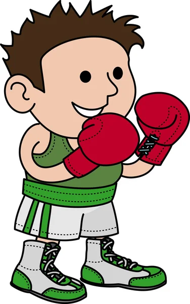 Erkek boxer çizimi — Stok Vektör