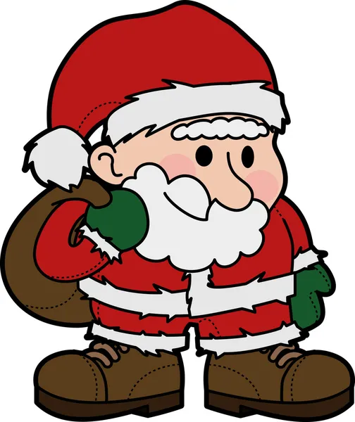 圣诞老人的插图 — 图库矢量图片