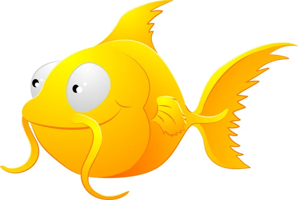 ภาพประกอบคลิปปาร์ตปลาทอง — ภาพเวกเตอร์สต็อก