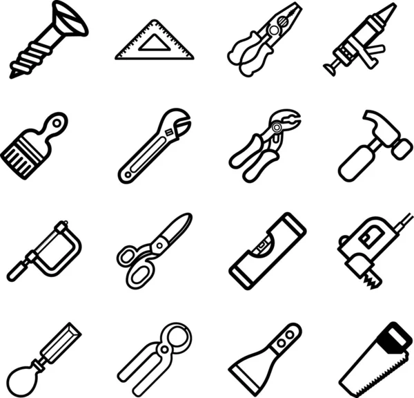 Iconos de herramienta — Vector de stock