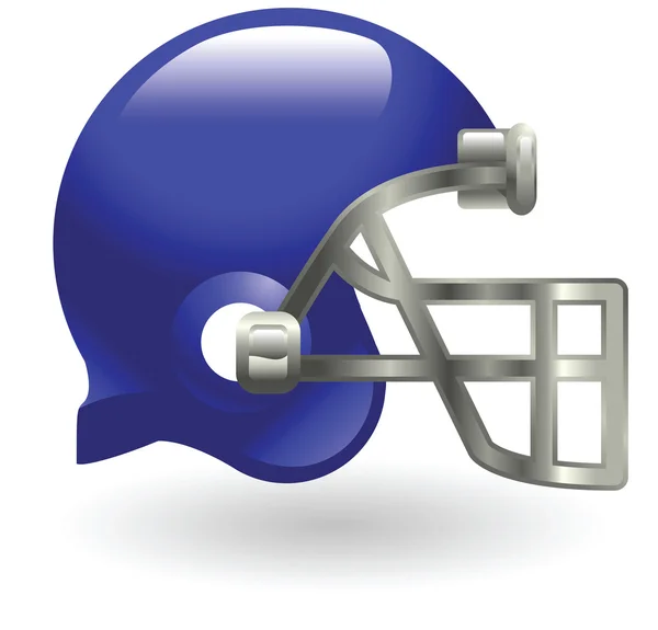 アメリカンフットボールヘルメット — ストックベクタ
