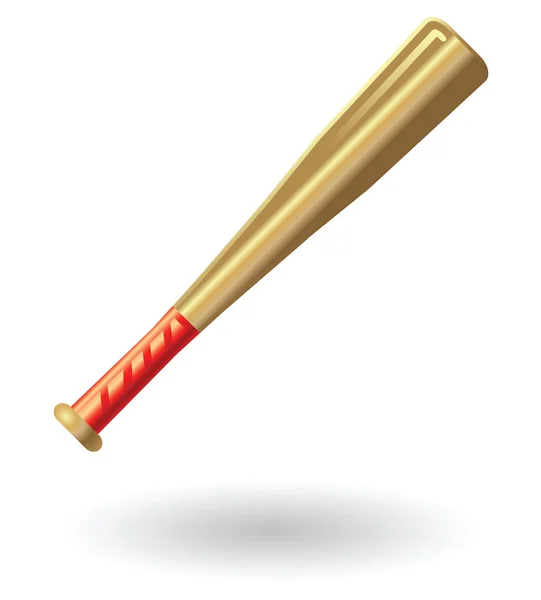 Beyzbol sopası illüstrasyon — Stok Vektör
