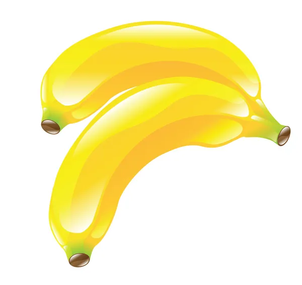 Ilustración de plátano — Vector de stock