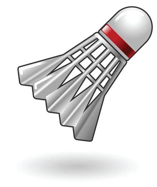Badminton shuttlecock ilustração — Vetor de Stock